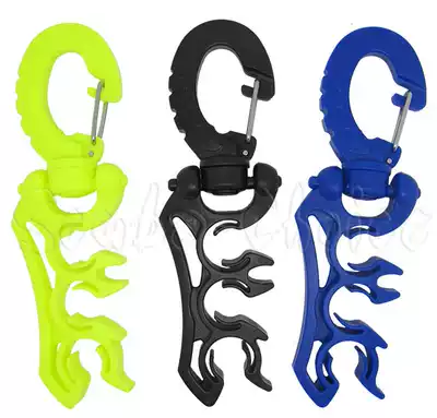 Scuba Choice diving special 3 Valley low pressure tube fixed adhesive hook diving accessories made in Taiwan