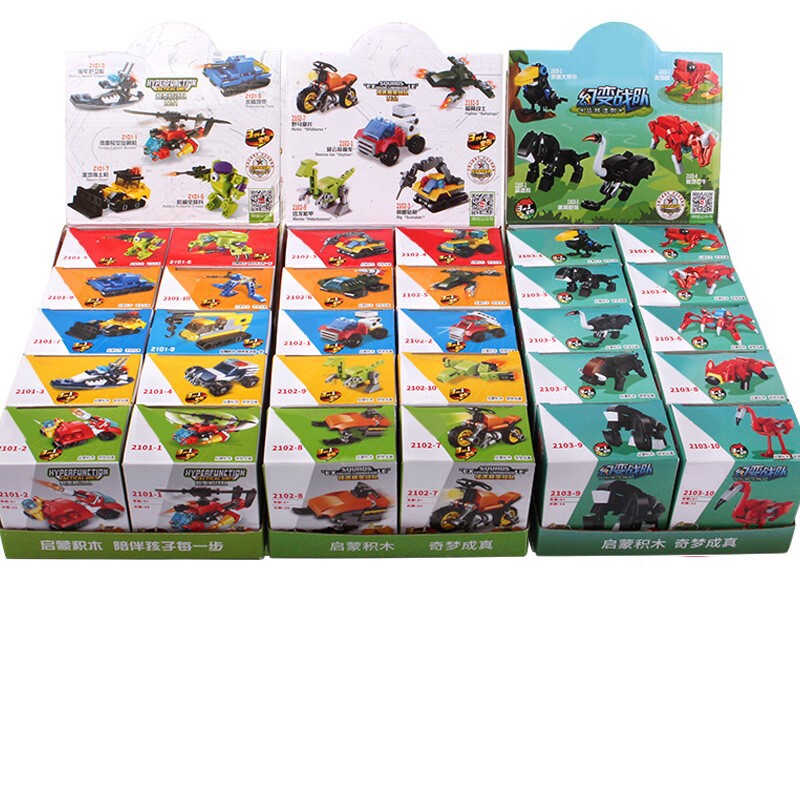 Enlightenment building block assembly toy puzzle boy small box children under 1 yuan gift small particle kindergarten
