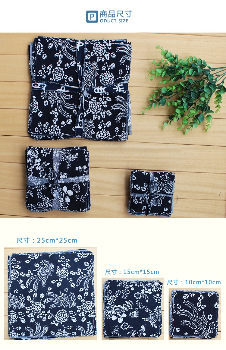 2018 handmade chắp vá vải tự làm vải bông vải rách đầu người mới giá trị vải không sân gói vải vải bố thô