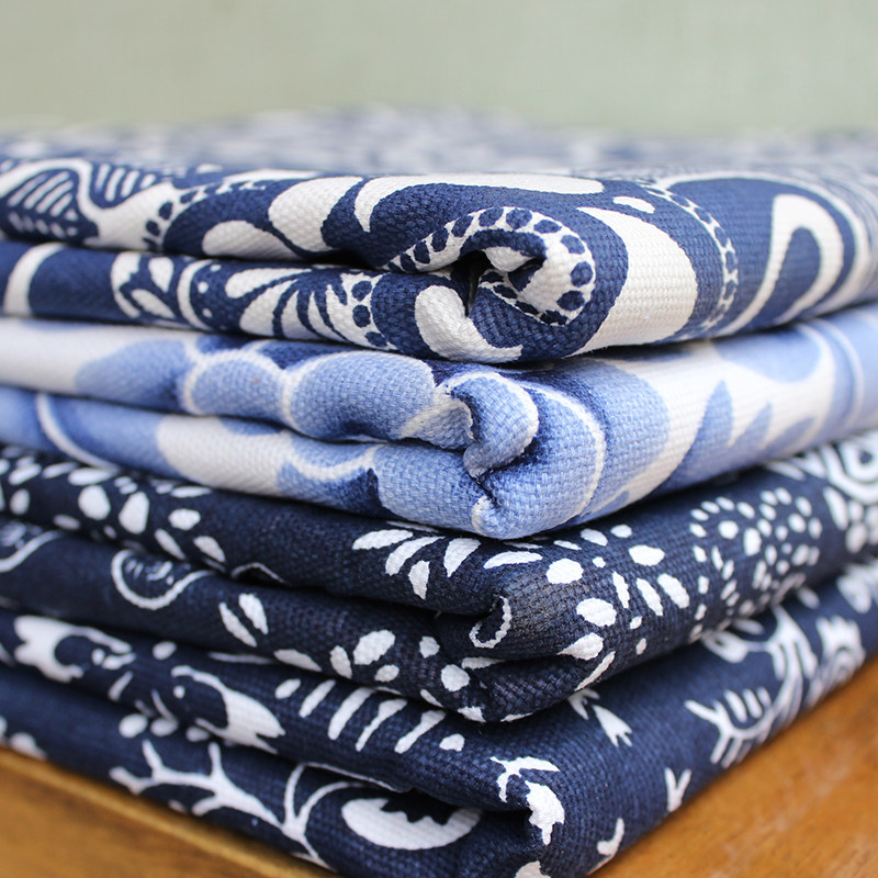 2 4 m wide pure cotton canvas old coarse cloth fabric national wind sofa bed linen curtain fabric round table cloth