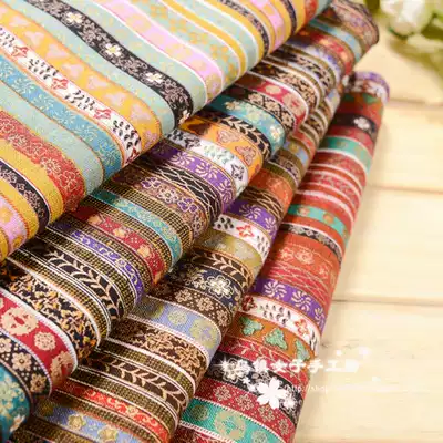 Cotton hemp Bohemia skirt clothing fabric cotton linen cloth ethnic style diy tablecloth decorative fabric