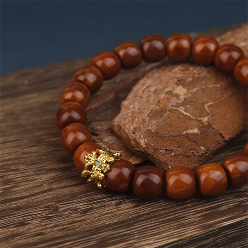 Аксессуар из грецкого ореха, браслет, Италия, 8 карат