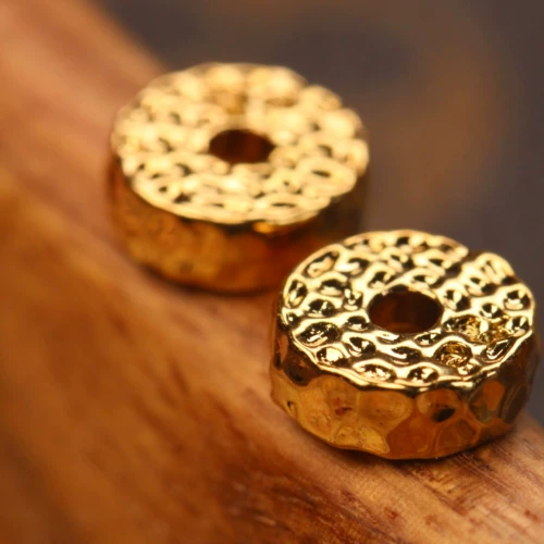 Бусины из грецкого ореха, браслет, аксессуар, золотая медная прокладка, четки бодхи, 24 карат