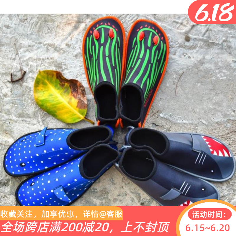 Oceanarium 2mm diving socks warm sun protection against marine life styling diving snorkeling beach shoes