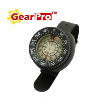 GearPro diving refers to the north needle underwater navigation compass wrist type with luminous bottom double dial azimuth direction