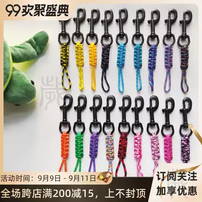 316 stainless steel quick-release single head buckle lanyard single head hook flashlight camera residual pressure table like pull diving equipment accessories