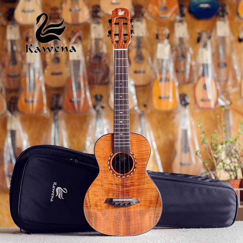 Kawena Swan KC KT 03 Full Veneer Acacia Wood Ukulele 23 26 inch Ukulele