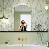 趣所 Авокадо зеленая плитка для ванной комнаты ретро -завод маленькие плитки пола плитка, ручная ванная комната кухонная плитка настенные плитки