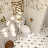 Fun Institute Light French Retro Baths плитка плитка сетка красная крема для ванной комнаты кухонная стена кирпичная туалетная плитка