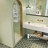 趣所 Авокадо зеленая плитка для ванной комнаты ретро -завод маленькие плитки пола плитка, ручная ванная комната кухонная плитка настенные плитки