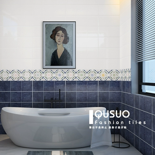 趣所 Нордическая ретро ванная комната для ванной комнаты туалет макарон плитка сеть красная кухонная балконная плитка на стенах