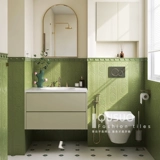 趣所 Французская морская базовая ткань плитка для ванной комнаты настенные плитка 300x900 ретро ванная туалет маленькая цветочная плитка напольные плитки