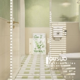 Французская туалетная плитка арт ретро маленький цветочный кирпичный кирпичный ванная комната кухонная стена кирпич туалетная плитка 300x600