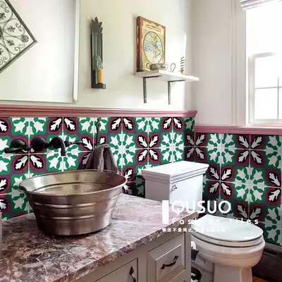 Fun House ins Nordic kitchen powder room small tile tile retro courtyard balcony porch wall tile