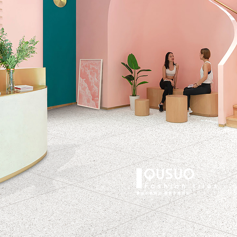 Anecs net red dining room anti-slip tiles Nordic white water grinding stone living-room floor tiles Dressing Room Wall Brick 600