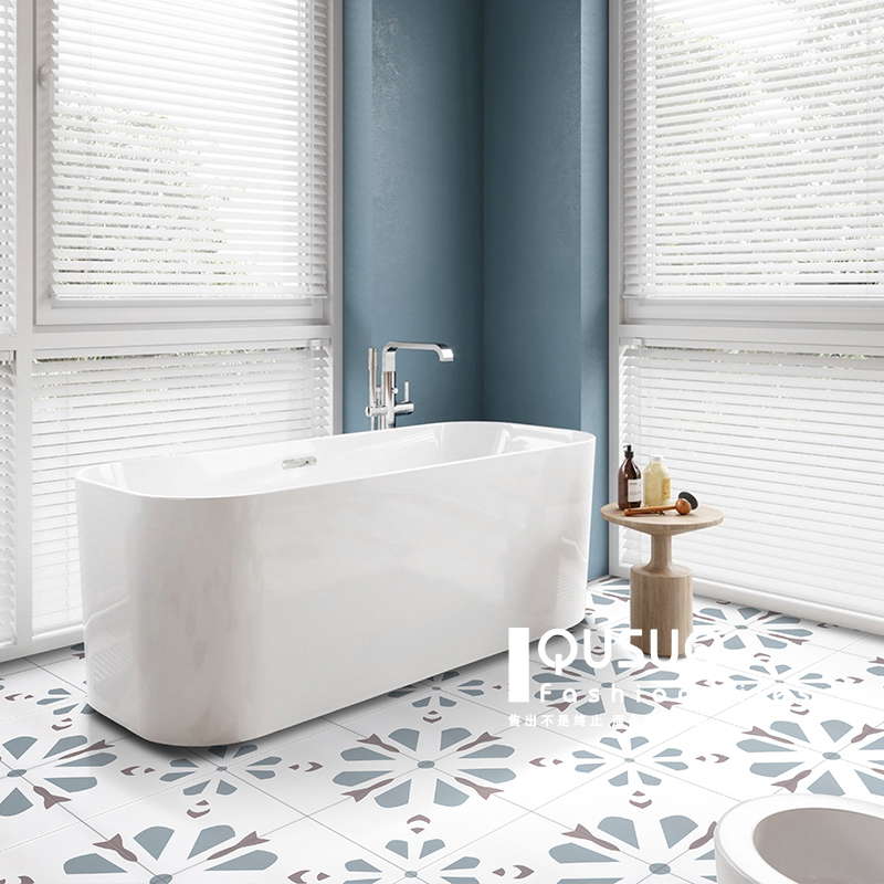 Fun house small fresh flower piece Nordic into the balcony garden tile bathroom bathroom wall floor tile kitchen tile