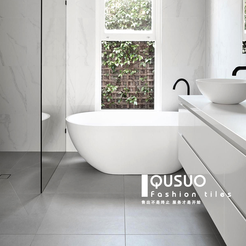 Anecdoch Nordic Black & White Grey Living Room Balcony Tiles Kitchen Dining Room Floor Tiles Dressing Room Wall Pure Color 600