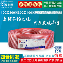 Pure copper oxygen-free copper sound line HIFI audio cable 200 300 400 600 800 core speaker sound box line