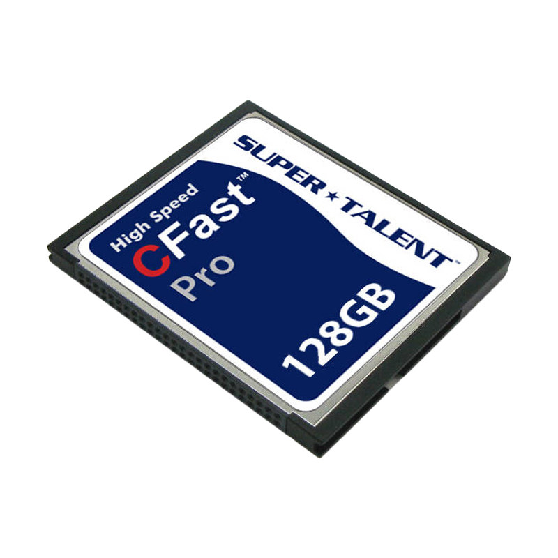 128GB Super talent CFast 2 0 memory card with black magic URSA support