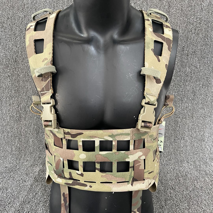(TR Tactical Raiders) AIRLITE Tactical Chest Strap Laser Cut Composite Fabric MK4 D3CRM