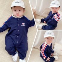 Newborn Boomer Crawling Suit Superocean Gas Baby Fall Conjoined Harater Nets Red Infant Child Clothing Out of Clothing