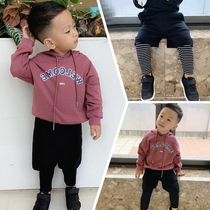 Baby Pants Mens Baby Spring Clothing Fake Two Bottoms Pants Pants Boy Foreign Air Casual Long Pants Tidal Korean Edition Fall