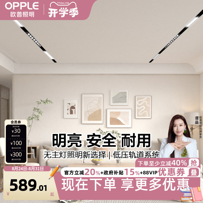 Op Lighting Track Light Embedded Without Main Light for Living Room Lighting Home Use Borderless Linear Light Op Lighting Track Light Embedded Without Main Light for Living Room Lighting Home Use Borderless Linear Light