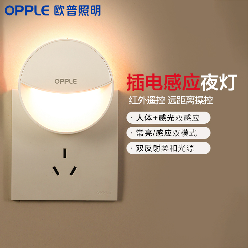 Op Sensor Led Night Light USB Rechargeable Bedside Light for Mother and Baby, Night Light for Hallway, Bedroom, Table Lamp, Emergency Light by