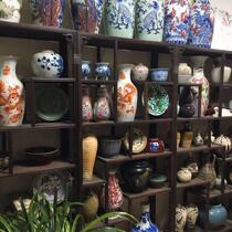 Live selection of antiques and play Collection jade blue and white porcelain Qing Republic of China ornamental stone red collection live broadcast