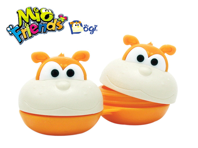 MioTtica Wonderful Delivery Nanosilver Health Safety Antibacterial Cartoon Cool Dog Contact Lens Double box tweezers