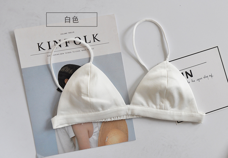 LR Châu Âu và Mỹ bralette tốt vành đai tam giác cup mà không có vòng thép không xương siêu mỏng áo ngực bikini vẻ đẹp backless đồ lót