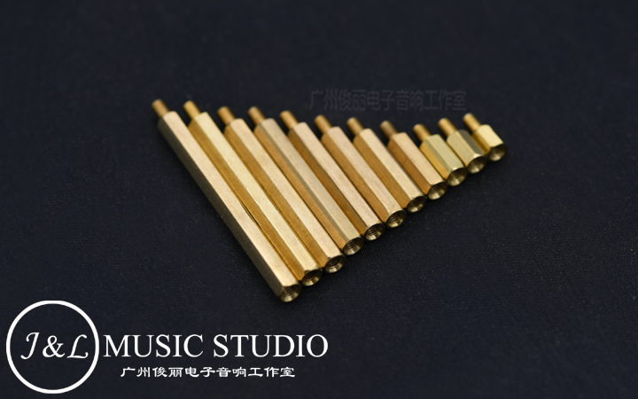 Original loaded import single head with head hexagonal pure copper column M3 PCB motherboard Host shell Isolation wiring pillar