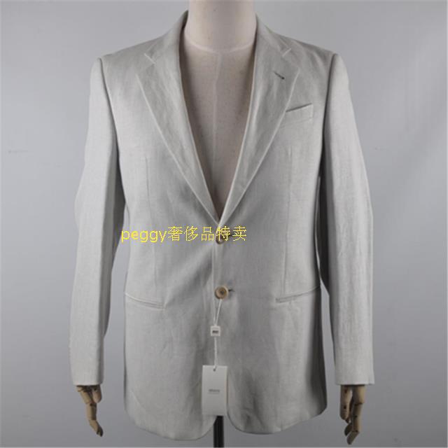 In Stock Aramni Collezioni Armani Light Gray Men's Business Suit 38