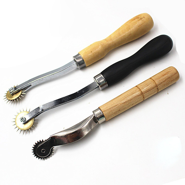 型紙作成ツール、尖った歯車、罫書きホイール、革用点線糸ホイール、仕立て屋の型紙作成ツール、衣類用キルティングローラー。