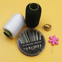 Черно -белая линия+иглы с черной тарелкой+аксессуары