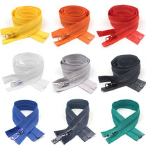 Zipper accessories resin nylon long dress zipper wide toothed belt slider 3 5 hao detachable zipper garment accessories