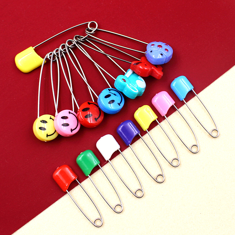 Safety pins Baby baby special Don't pin Colour Kindergarten Children's small number Insurance Don't pin a pregnant woman Buckle Needles-Taobao