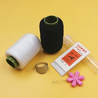 Черно -белая линия+стальная игла+аксессуары