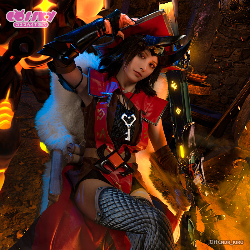 cossky overwatch cos suit Ash cos Demon heart cospaly Halloween skin