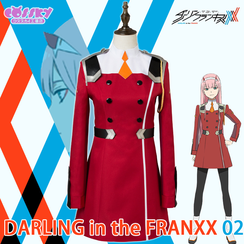 (cossky) DARLING in the FRANXX female main 02 cos national team cosplay women's clothing