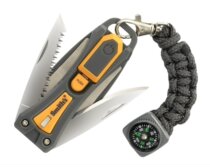 American Smith Smiths 10-in-1 survival tool group spot LED light Flint