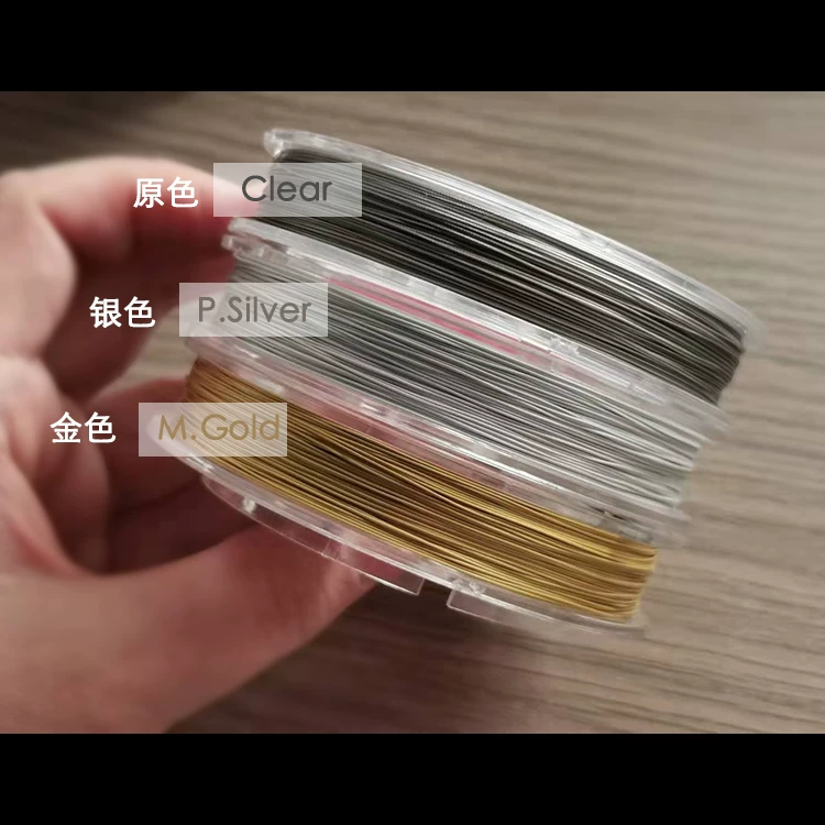 【Batch 10 rolls 88% off】100 метров оригинальная импортированная японская FLEXY/SakuLux Jewelry Soft Wire Wire 7 полосок
