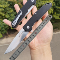 Quick open folding knife D2 High hardness field Carry-on Bearing Small Knife Water Fruit Knife Army Knife MILITARY INDUSTRIAL SPECIAL WAR