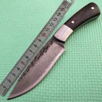 Handmade knives forging knives Damascus knives outdoor equipment high hardness small straight knives special combat knives collection