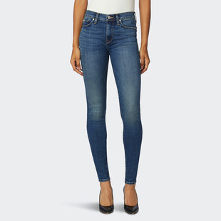 Ретро эластичные джинсы, карандаш, штаны, высокая талия, большой размер