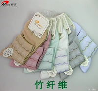 Vớ cotton nữ bằng sợi tre Nile đích thực mùa xuân và mùa hè ngắn nữ nhà nước vớ bốn mùa vớ khử mùi cotton mỏng thấm mồ hôi 4250 vớ cổ cao