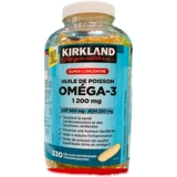 [Канадская прямая почтовая почта] Капсулы Kirkland Omega-3 рыбьего жира 1200 мг 330 капсулы