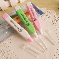 Ear digging spoon children digging ears with light easy ear digging spoon does not hurt ear belt replacement plastic ear scoop portable