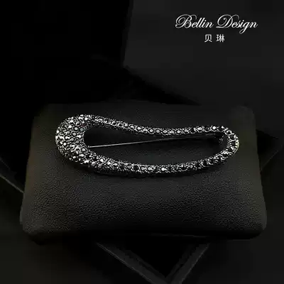 High-grade cardigan shawl buckle big pin women's fixed clothes sweater brooch all corsage accessories 3238