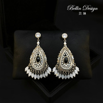 High-grade exquisite bohemian earrings advanced sense National style temperament earrings retro earrings female 3033